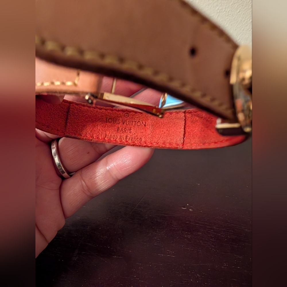 Gorgeous Louis Vuitton Paris Leather LV Good Luck Series - Picture 8 of 13